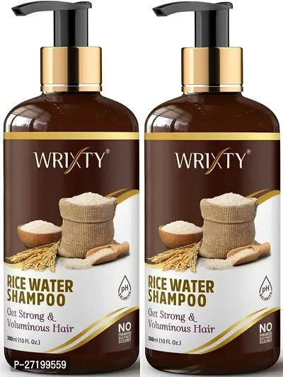 Rice Water Shampoo Strong and Long Hair Restores and Re-Balances Pack Of 2