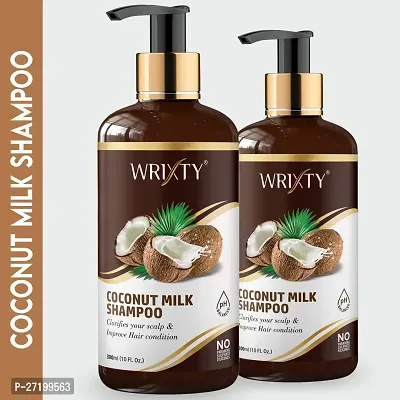 Coconut Milk Extract Shampoo|Nourish and Restore|No Parabens, Sulphate and Silicones Pack Of 2