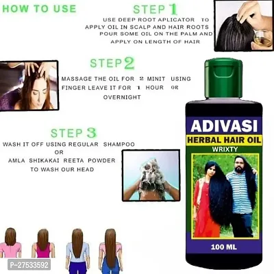 Adivasi Herbal Hair Oil-100 Ml Each, Pack Of 3-thumb5