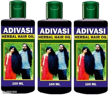 Adivasi Herbal Hair Oil- 100 ml Each, Pack Of 3