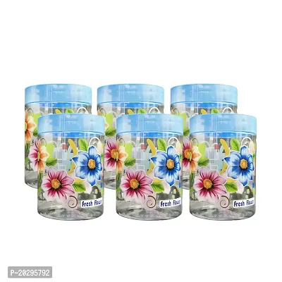 Shining Flora Jar and Containers Blue Pack of 6-thumb2