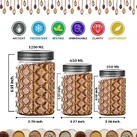 Plastic Jar and Containers for Kitchen (Pack of 18)-thumb3