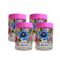 Shining Pink Flora Jar and Containers Pack of 4-thumb4