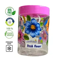 Shining Pink Flora Jar and Containers Pack of 6-thumb2
