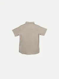 Rad prix Teen Boys Beige Solid Casual Shirt-thumb1