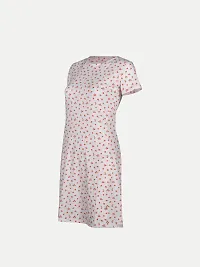 Stylish Cotton T-Dress For Girls-thumb1