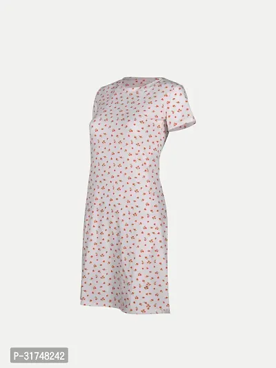 Stylish Cotton T-Dress For Girls-thumb2