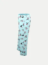 Rad prix Teen Girls Aqua Floral -Printed Pants-thumb2