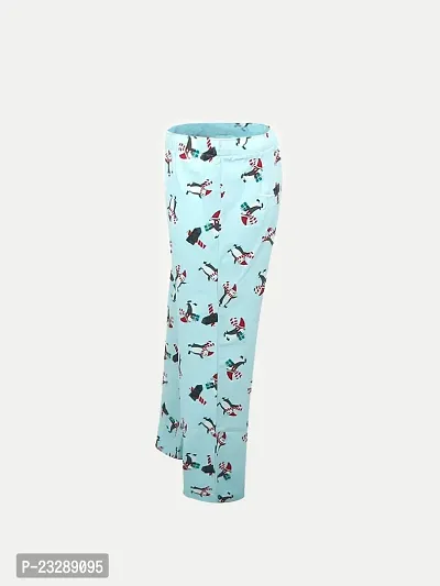 Rad prix Teen Girls Aqua Floral -Printed Pants-thumb3