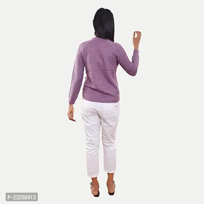 Rad prix Women Lilac Lurex Pullover-thumb5