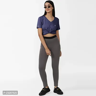 Rad prix Women Active wear Solid Tees-thumb3