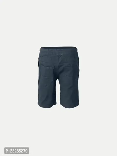 Rad prix Boys Pale Blue Solid Shorts-thumb4