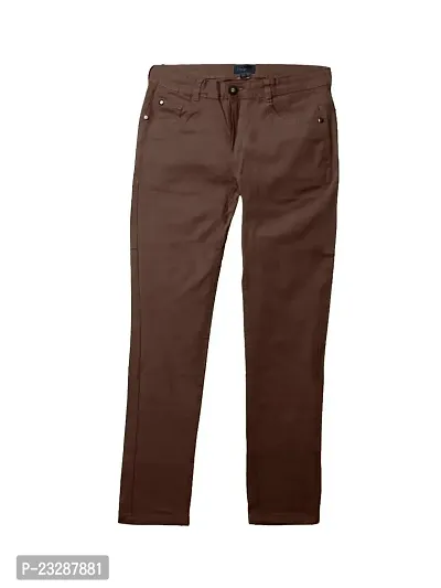 Rad prix Boys Brown Regular-fit Trousers