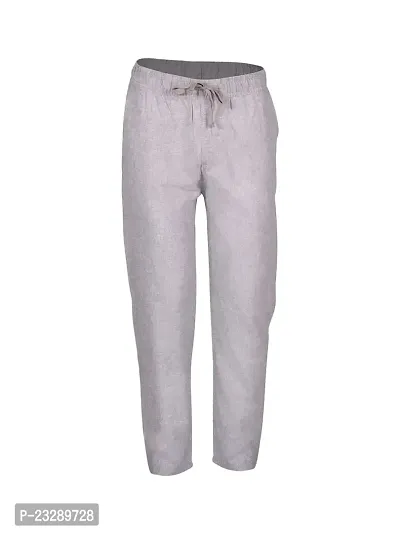 Rad prix Men Grey Solid Remi Cotton Chinos Trousers