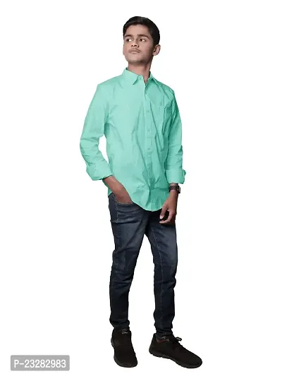 Rad prix Men Solid Dark Green Pure Cotton Formal Shirt