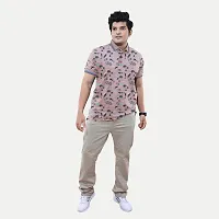 Stylish Purple Cotton T-Shirt For Men-thumb2