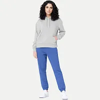 Womens Navy   Solid Joggers-thumb3