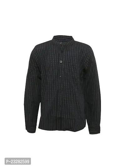 Rad prix Boys Black Pin-Check Shirt-thumb0