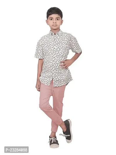 Rad prix Teen Boys Woven Jogger Pant- Light Pink Colour