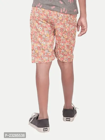 Rad prix Boys Casual printed shorts- Light Pink Colour-thumb4