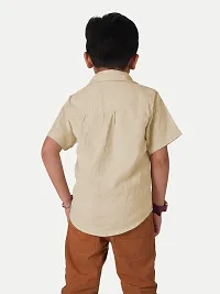 Rad prix Boys Ivory Short-Sleeved Shirt-thumb3
