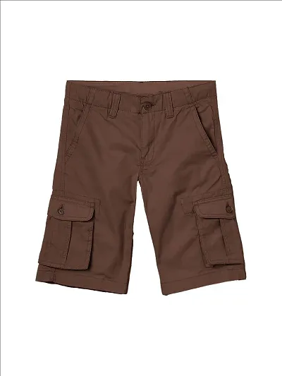 Boys Camo Print Cargo Shorts