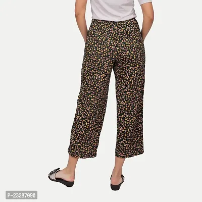 Women Black Floral Pyjama Print-thumb4