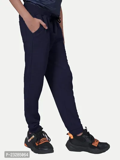 Rad prix Teen Boys Knitted Jogger Pant - Black Colour-thumb3
