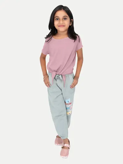 Classic Solid Tshirt for Kids Girl