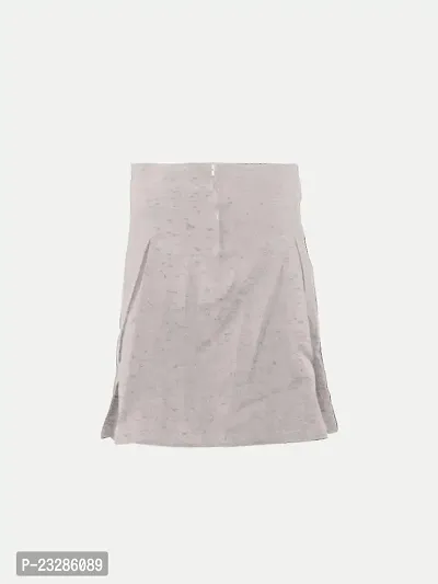 Rad prix Girls Beige Woven Pleated Skirt-thumb4