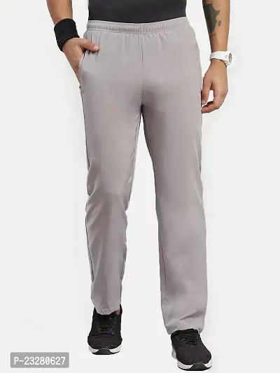 Rad prix Men Light Grey Polyester Regular Fit Comfortable wear Joggers-thumb3