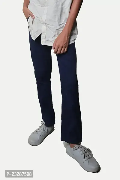 Rad prix Dark Navy Basic Trousers-thumb2