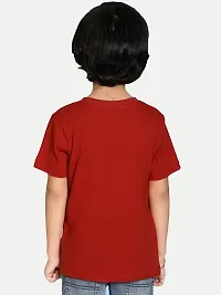 Rad prix Teen Boys Red Graphic Printed Tees-thumb4