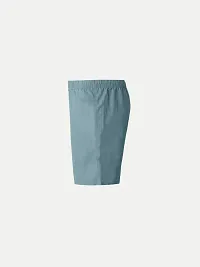 Rad prix Boys Teal Blue Solid Casual Shorts-thumb2