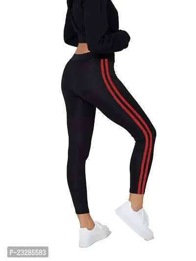 Adult Black/White Striped Leggings - Candy Apple Costumes