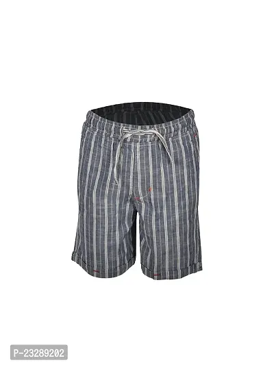 Rad prix Boys Pin Stripe Beige Cotton Cargo Shorts