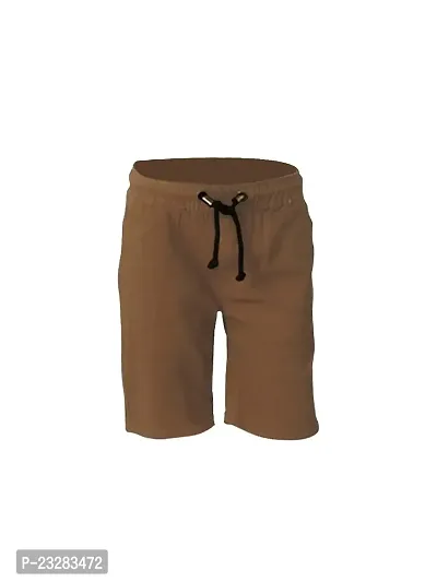 Rad prix Boys Brown Solid Shorts-thumb0
