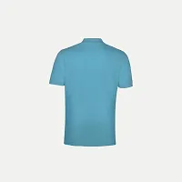 Mens Basic Aqua Polo Tshirt-thumb3