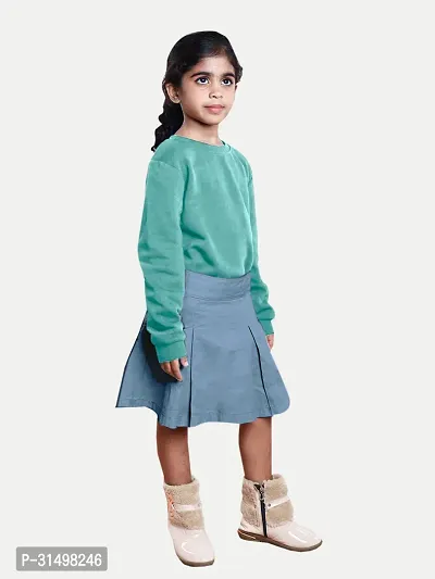 Stylish Denim Skirt for Kids Girl-thumb3