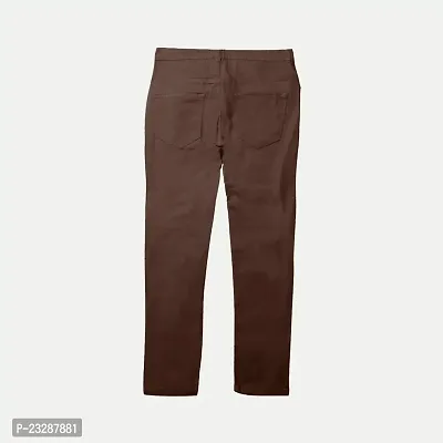 Rad prix Boys Brown Regular-fit Trousers-thumb3