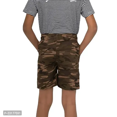 Elegant Green Cotton Printed Shorts For Boys-thumb4