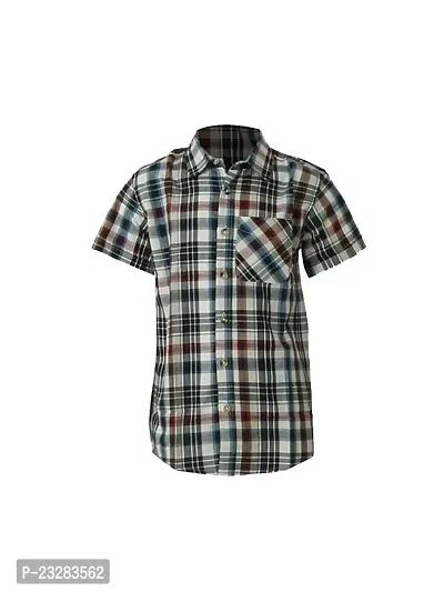 Rad prix Boys Black Multi-Checked Shirt