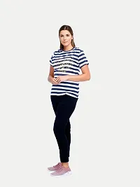 Rad prix Women Stripe Printed- Tees-thumb2