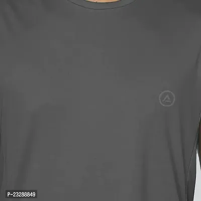 Rad prix Men Solid Cotton Slim Fit Printed Polo T-Shirt-thumb3