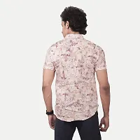 Rad prix Men Casual Pink Abstract Printed Cotton Shirt-thumb3