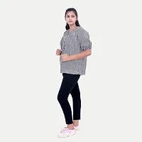 Rad prix Women Printed Grey Blouse-thumb2