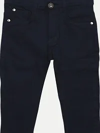 Rad prix Black Regular-Fit Twill Trousers-thumb1