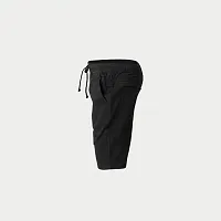 Rad prix Boys Black Solid Shorts-thumb2