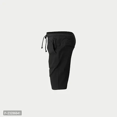 Rad prix Boys Black Solid Shorts-thumb3