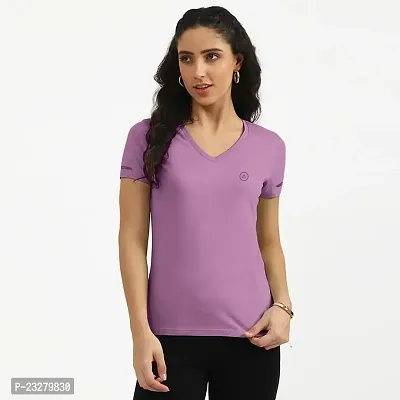 Rad prix Women Active wear Solid Tees-thumb2